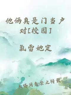 他俩真是门当户对[校园]